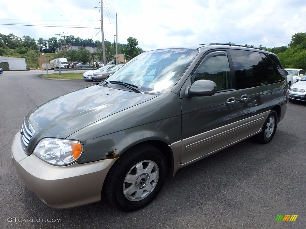 2003 Sedona EX - Sage Green / Beige photo #1
