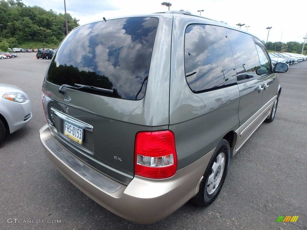 2003 Sedona EX - Sage Green / Beige photo #4