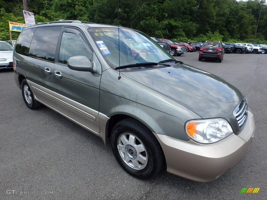 2003 Sedona EX - Sage Green / Beige photo #5