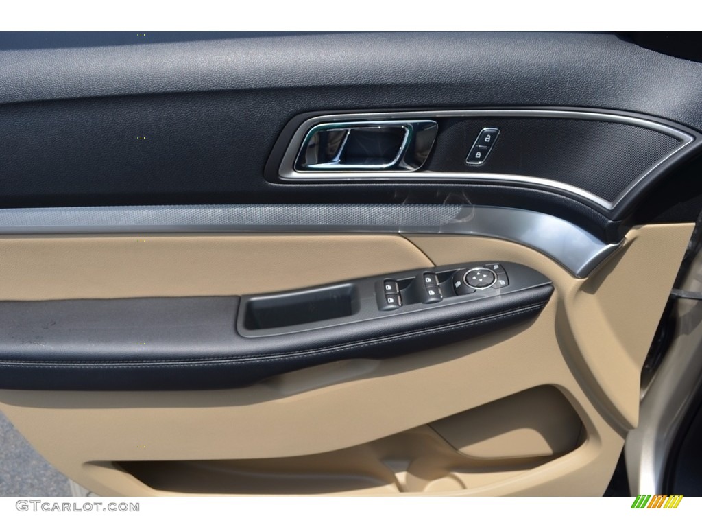2017 Explorer XLT - White Gold / Medium Light Camel photo #5