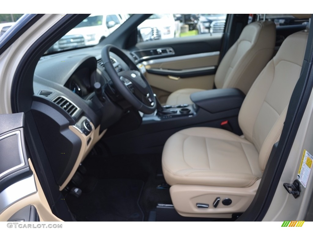2017 Explorer XLT - White Gold / Medium Light Camel photo #6