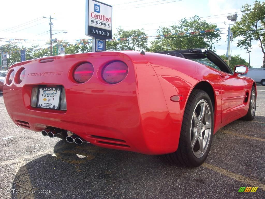 2004 Corvette Convertible - Torch Red / Black photo #6