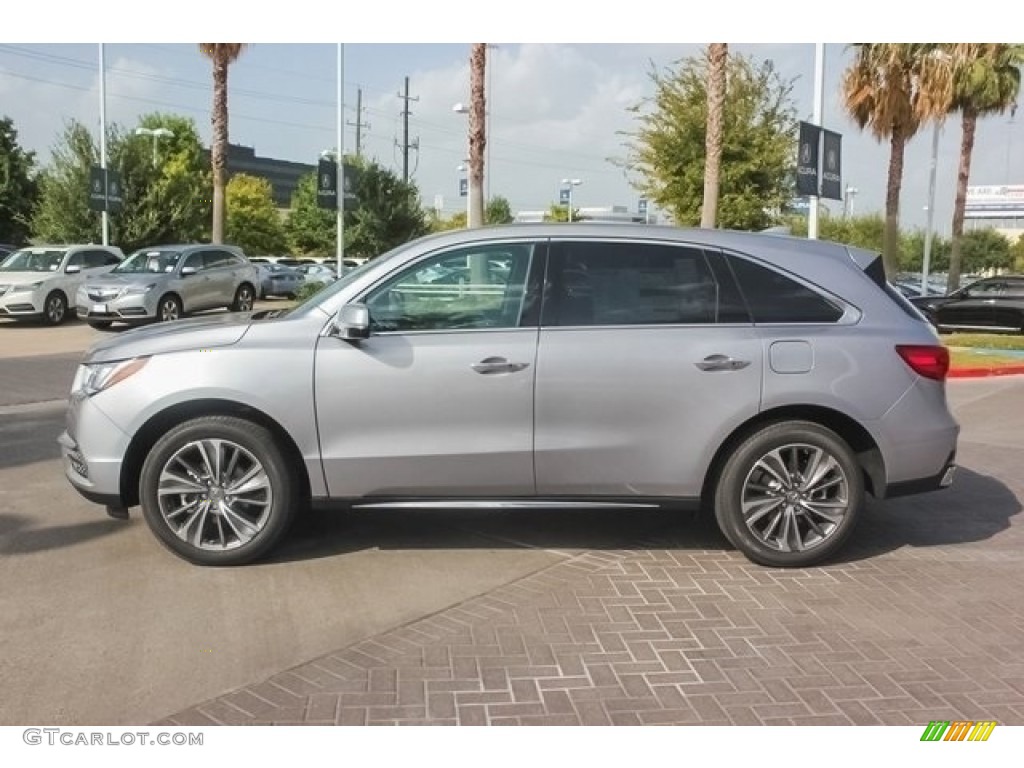 Lunar Silver Metallic 2017 Acura MDX Standard MDX Model Exterior Photo #121605627