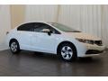 Taffeta White - Civic LX Sedan Photo No. 2