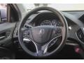 2017 Acura MDX Ebony Interior Steering Wheel Photo