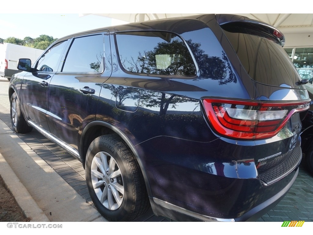 2014 Durango SXT - True Blue Pearl / Black photo #2