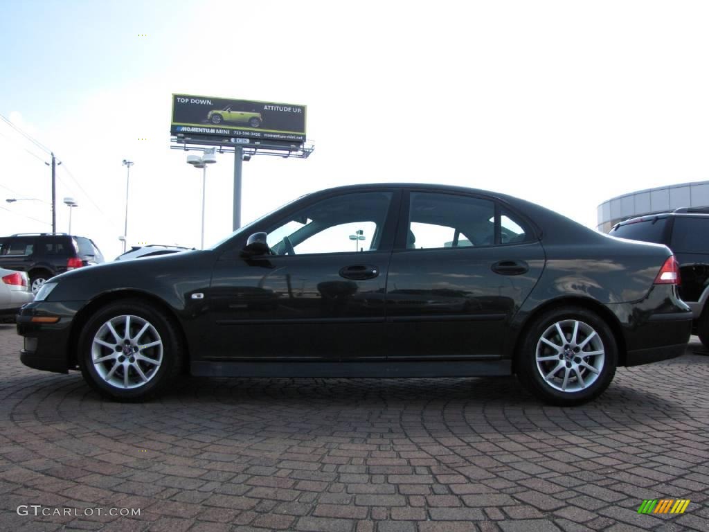 2003 9-3 Linear Sport Sedan - Graphite Green Metallic / Charcoal Grey photo #2