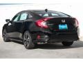 2017 Crystal Black Pearl Honda Civic EX-T Sedan  photo #2