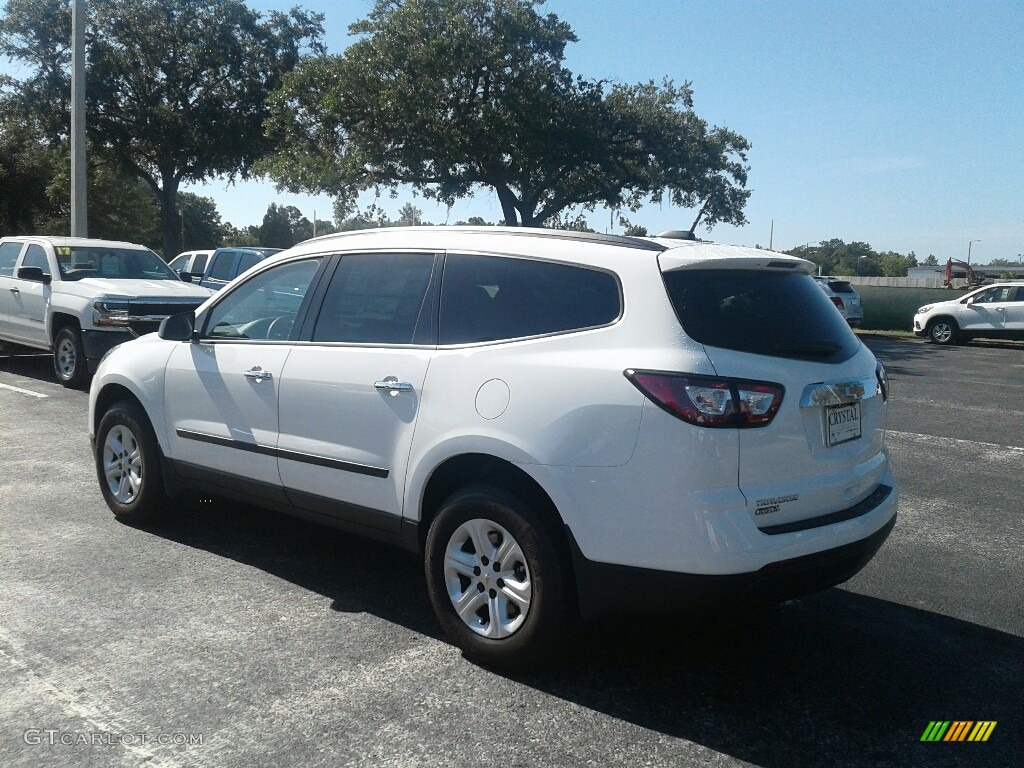2017 Traverse LS - Summit White / Ebony photo #3