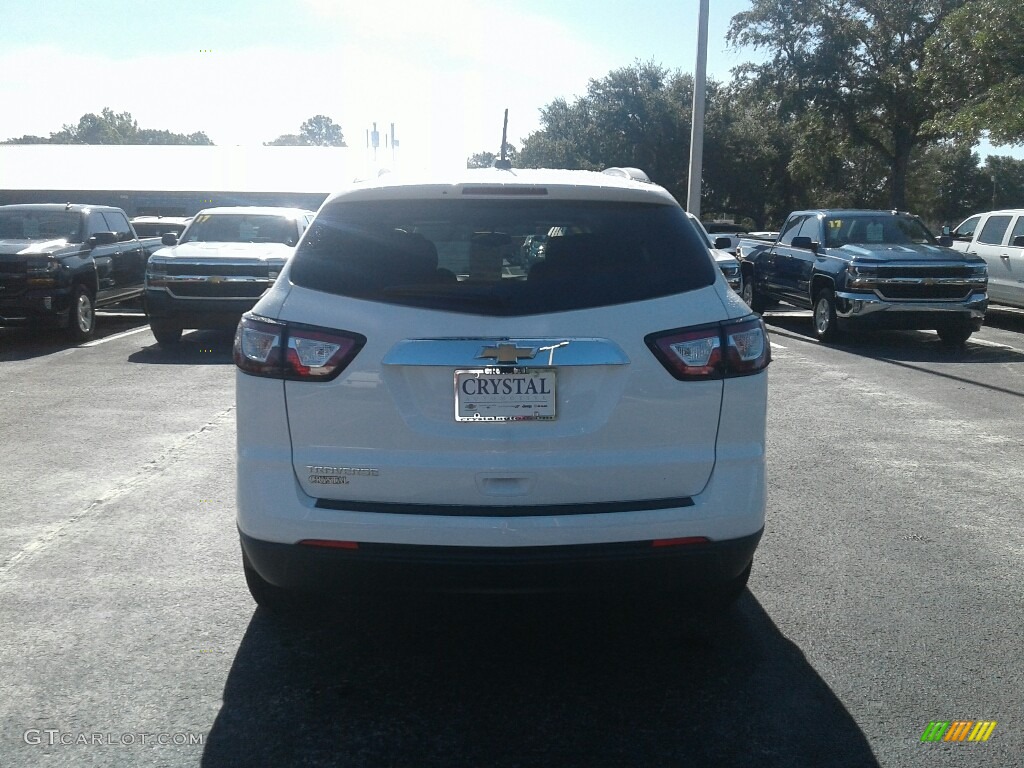 2017 Traverse LS - Summit White / Ebony photo #4