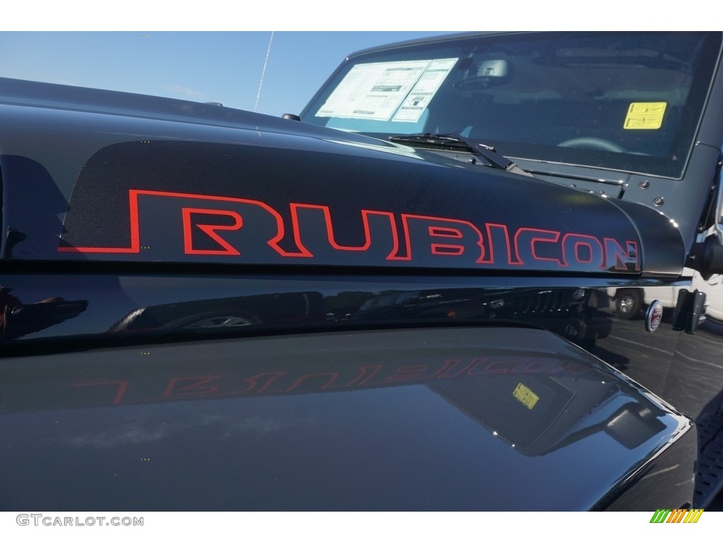 2017 Wrangler Unlimited Rubicon 4x4 - Rhino / Black photo #6