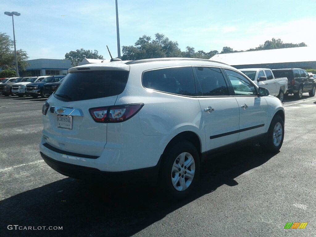 2017 Traverse LS - Summit White / Ebony photo #5