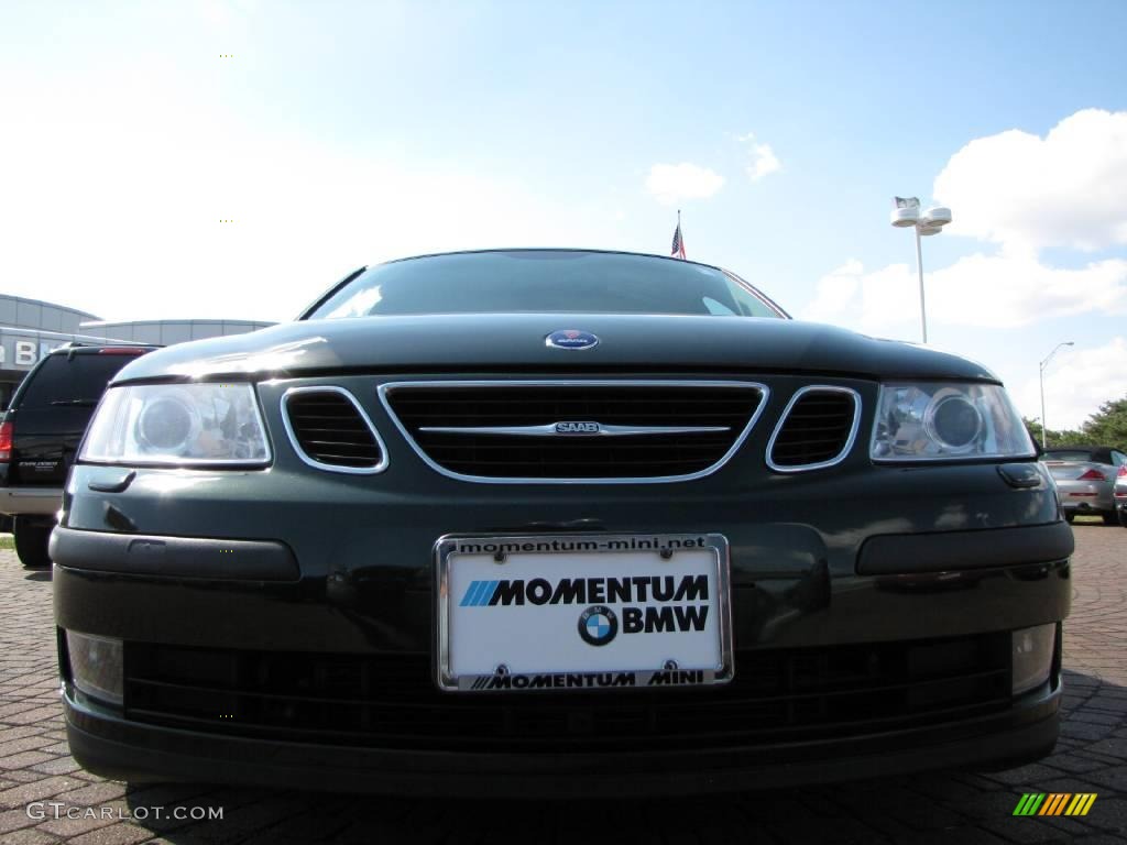 2003 9-3 Linear Sport Sedan - Graphite Green Metallic / Charcoal Grey photo #8