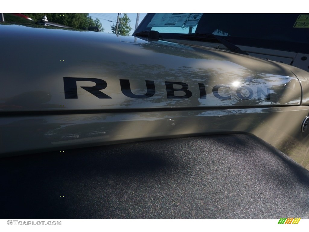 2017 Wrangler Unlimited Rubicon 4x4 - Gobi / Black photo #7