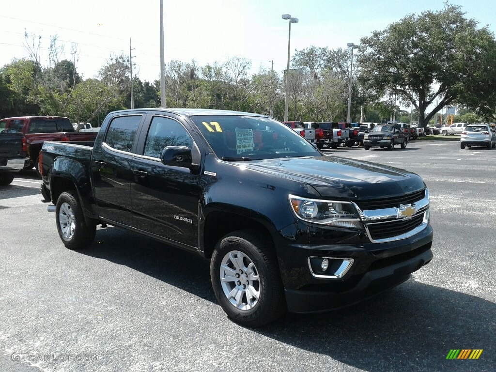 2017 Colorado LT Crew Cab 4x4 - Black / Jet Black photo #7