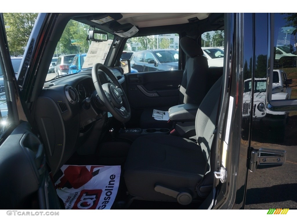 2017 Wrangler Unlimited Sport 4x4 - Black / Black photo #7