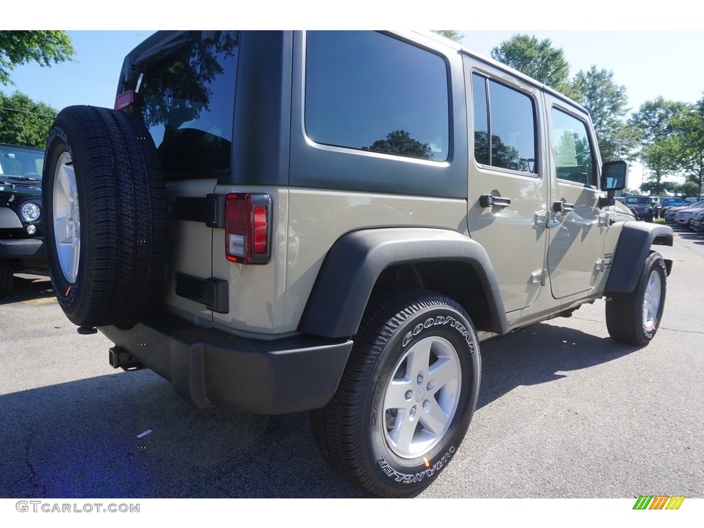 2017 Wrangler Unlimited Sport 4x4 - Gobi / Black photo #3