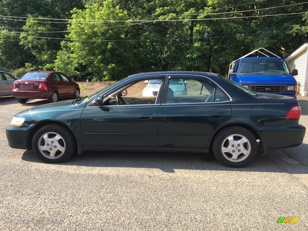 1998 Accord EX Sedan - Dark Emerald Pearl / Quartz photo #7