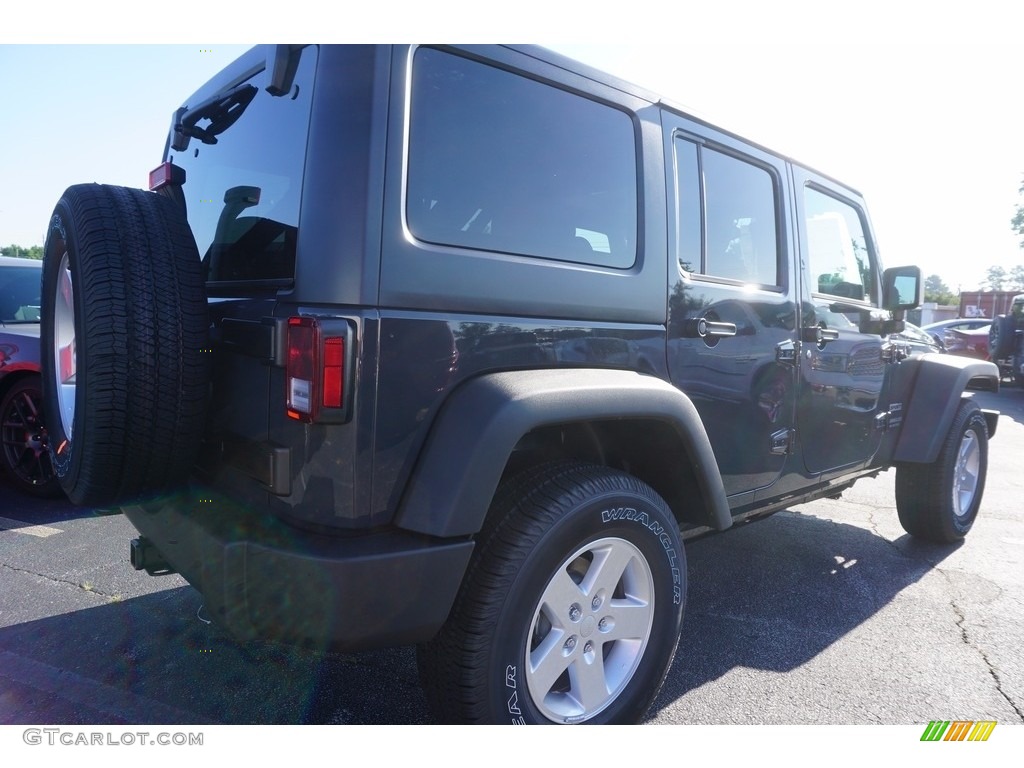 2017 Wrangler Unlimited Sport 4x4 - Rhino / Black photo #3