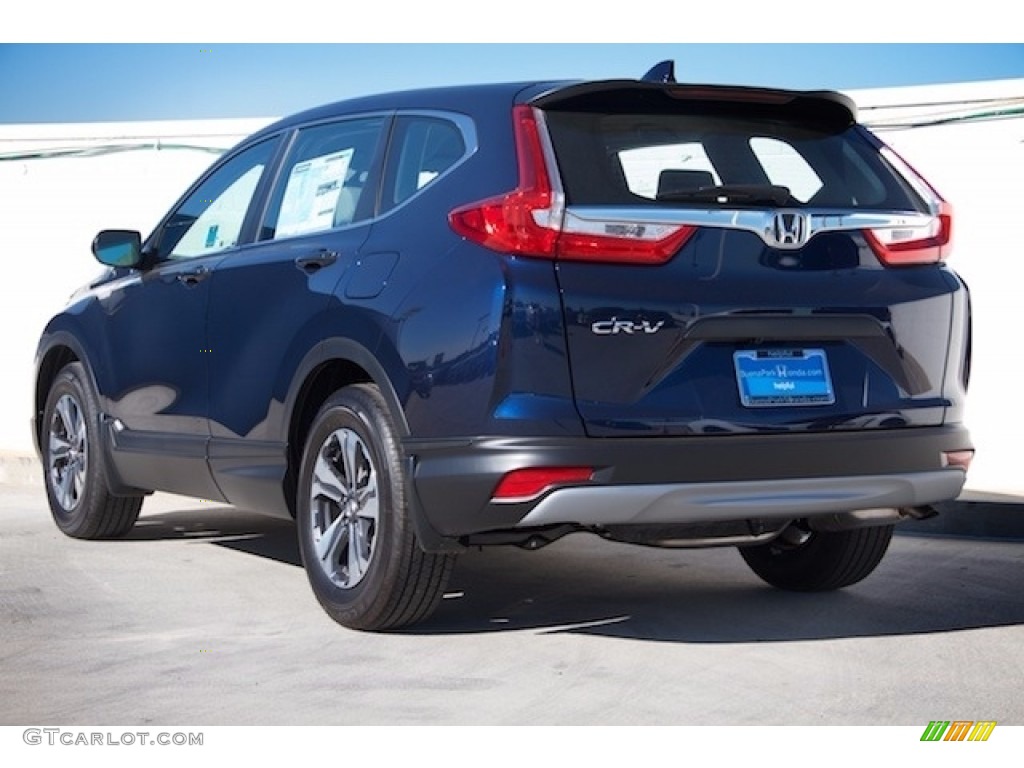 2017 CR-V LX - Obsidian Blue Pearl / Gray photo #2