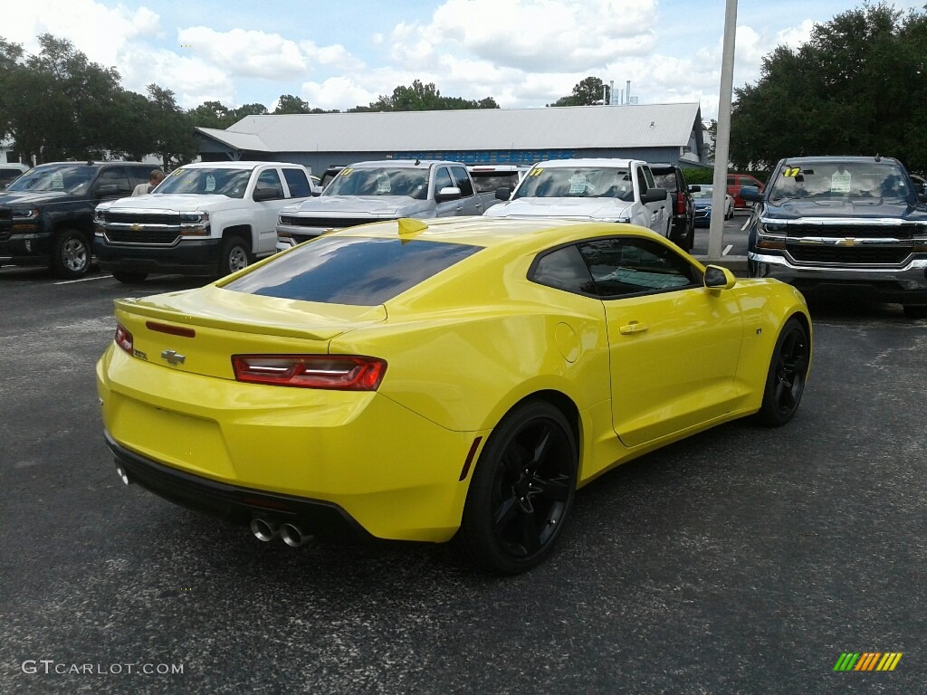 2017 Camaro LT Coupe - Bright Yellow / Jet Black photo #5