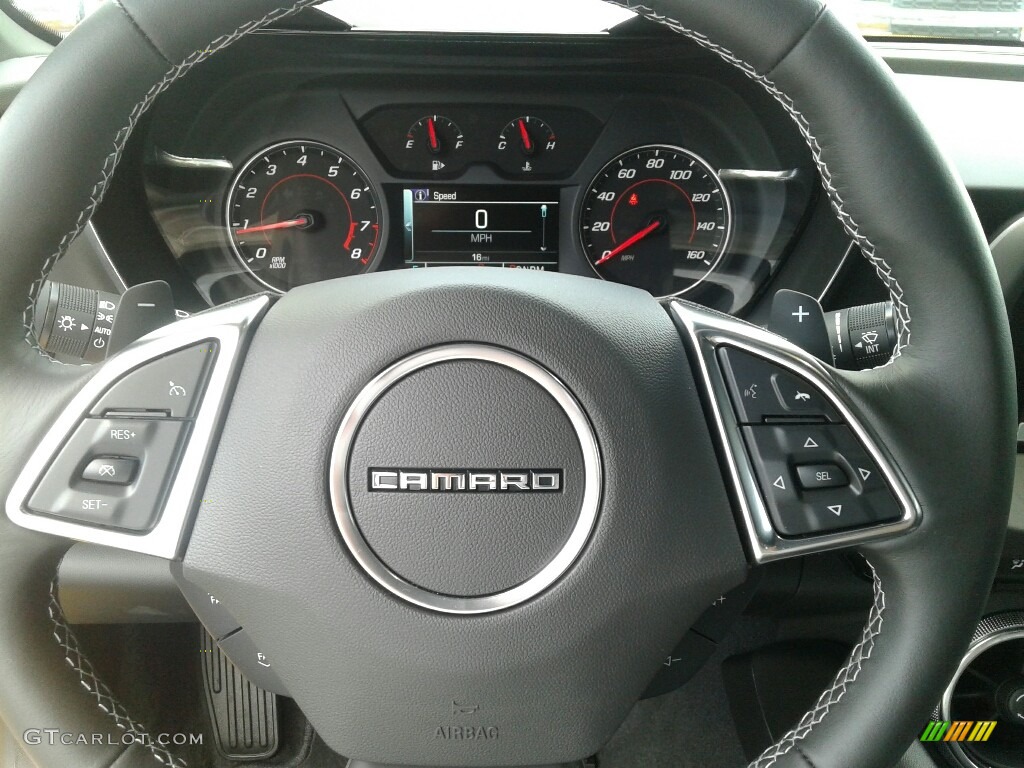 2017 Camaro LT Coupe - Bright Yellow / Jet Black photo #14