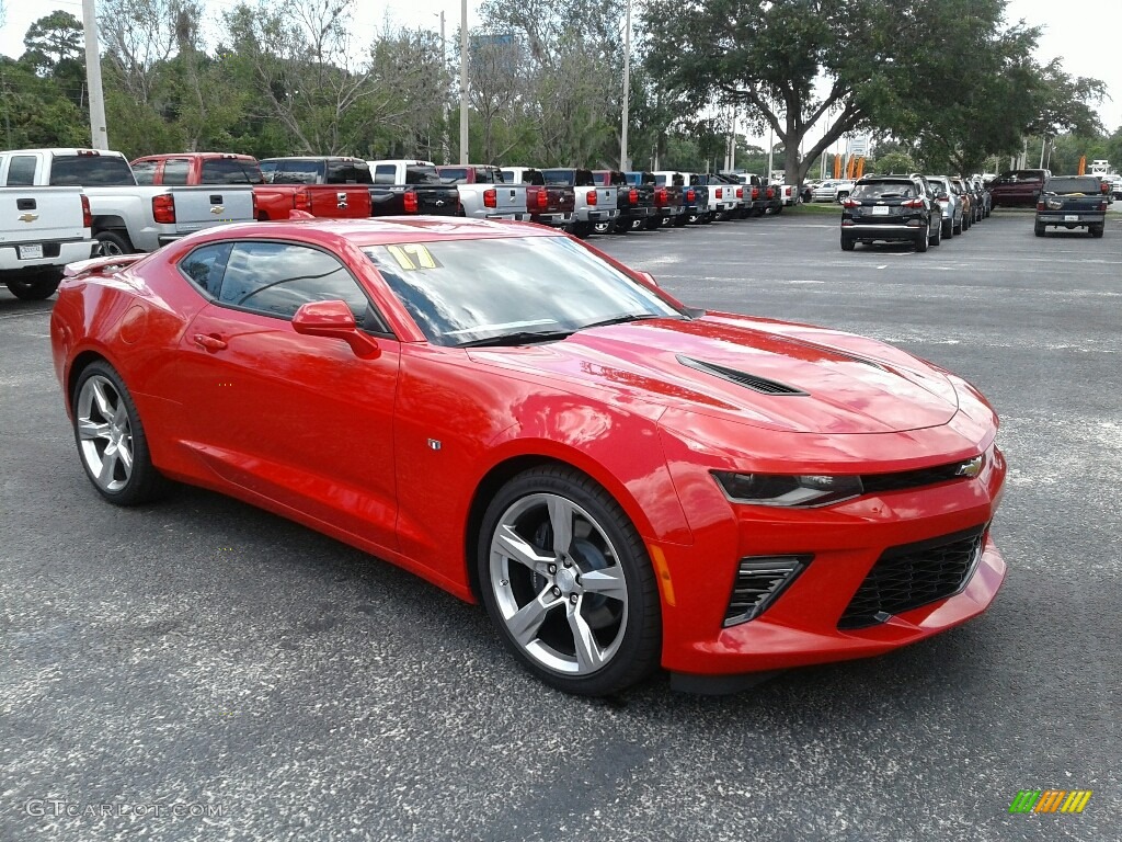 Red Hot 2017 Chevrolet Camaro SS Coupe Exterior Photo #121611840