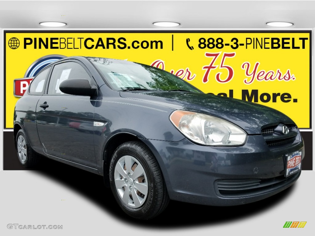 2009 Accent GS 3 Door - Charcoal Gray / Gray photo #1