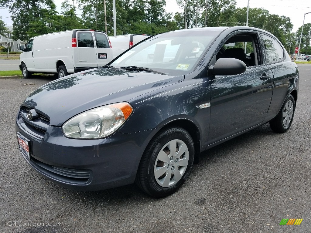 2009 Accent GS 3 Door - Charcoal Gray / Gray photo #3