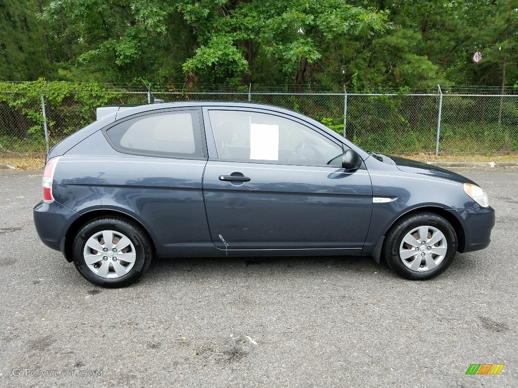 2009 Accent GS 3 Door - Charcoal Gray / Gray photo #8