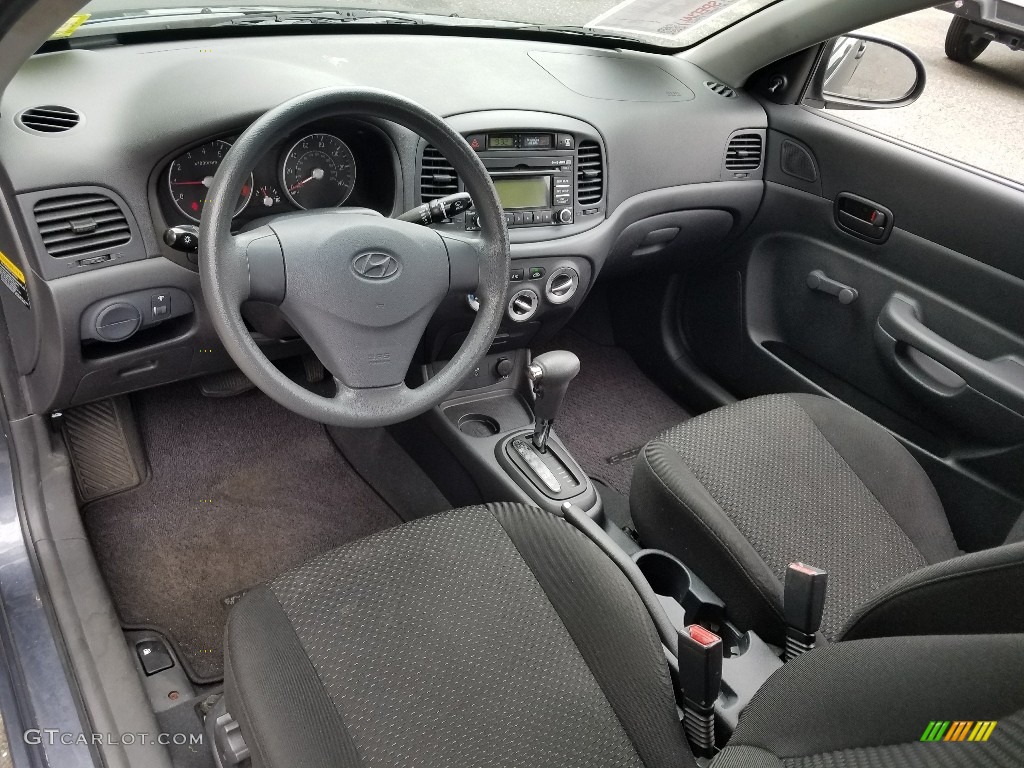 2009 Accent GS 3 Door - Charcoal Gray / Gray photo #14