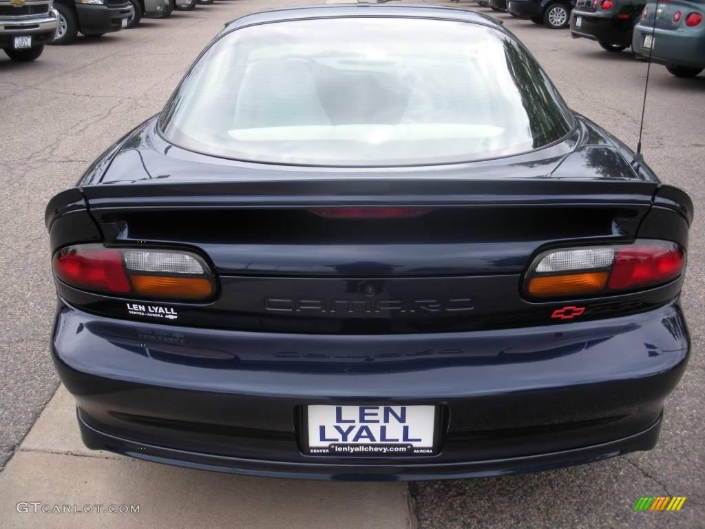 1998 Camaro Z28 Coupe - Navy Blue Metallic / White photo #5