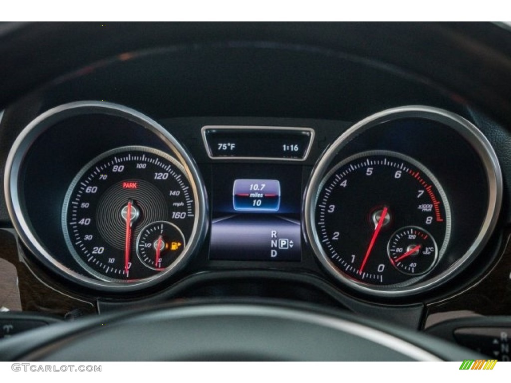 2017 Mercedes-Benz GLE 43 AMG 4Matic Gauges Photo #121615459