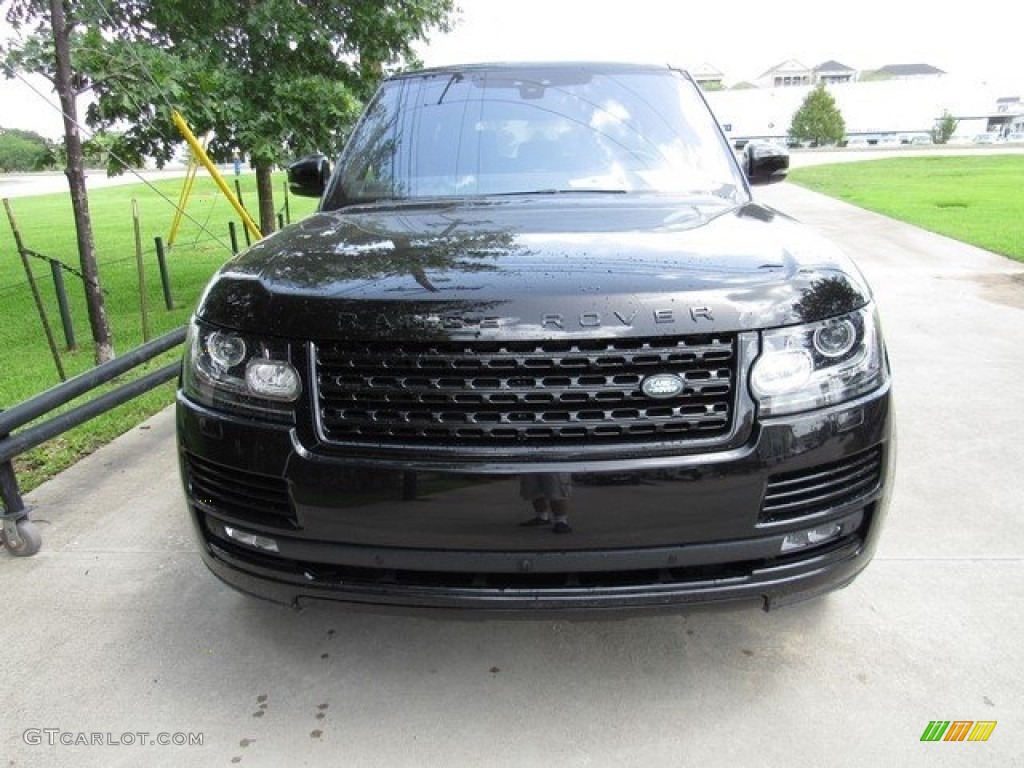 2017 Range Rover HSE - Santorini Black Metallic / Ebony/Ebony photo #9