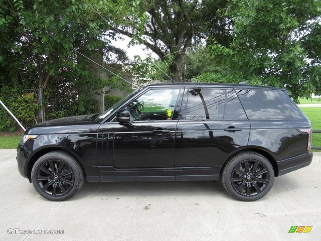 2017 Range Rover HSE - Santorini Black Metallic / Ebony/Ebony photo #11