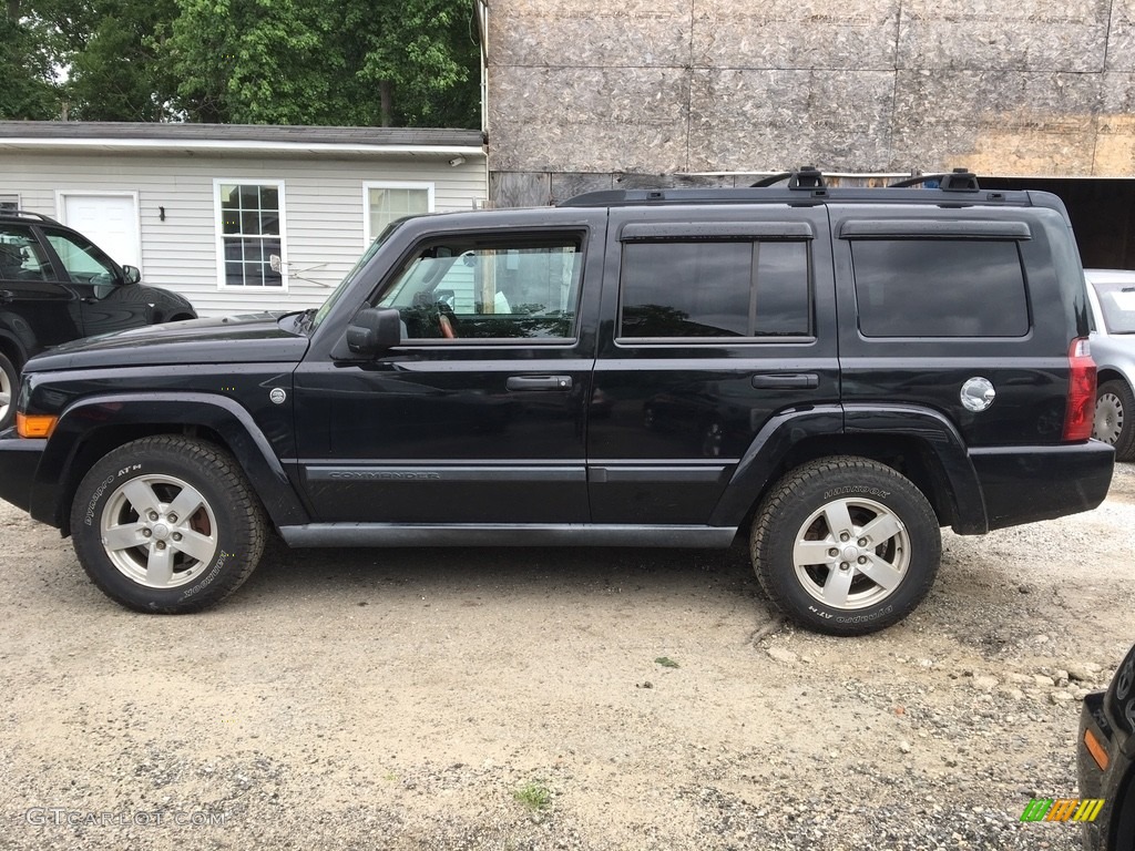 2006 Commander 4x4 - Black / Medium Slate Gray photo #2