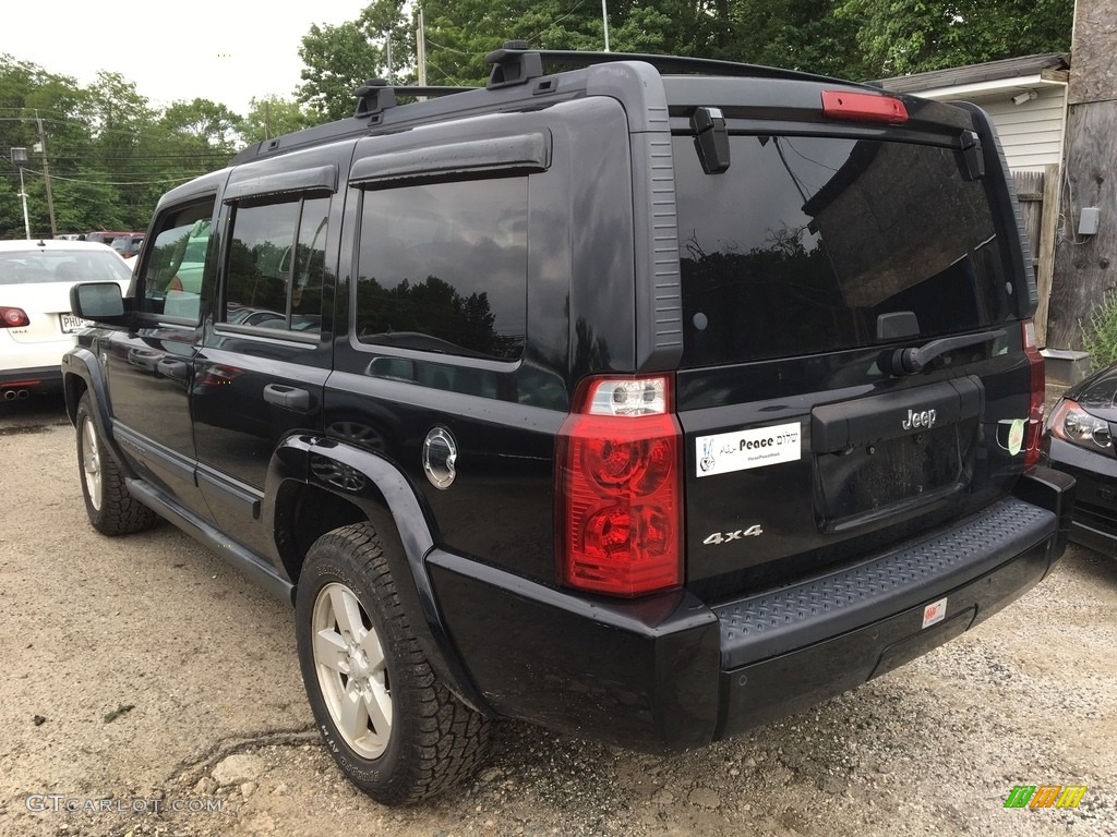 2006 Commander 4x4 - Black / Medium Slate Gray photo #3