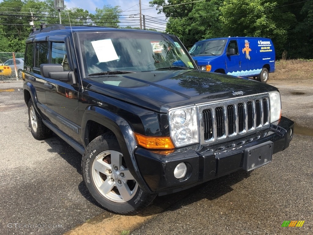 2006 Commander 4x4 - Black / Medium Slate Gray photo #7