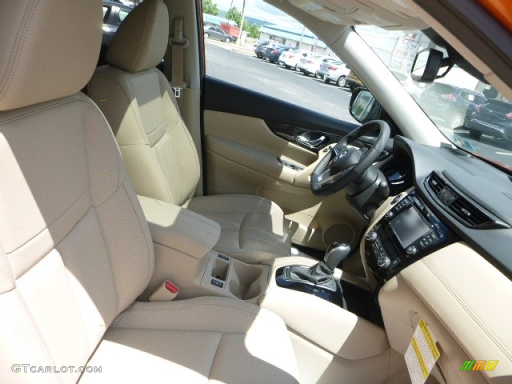 2017 Rogue SL AWD - Monarch Orange / Almond photo #11