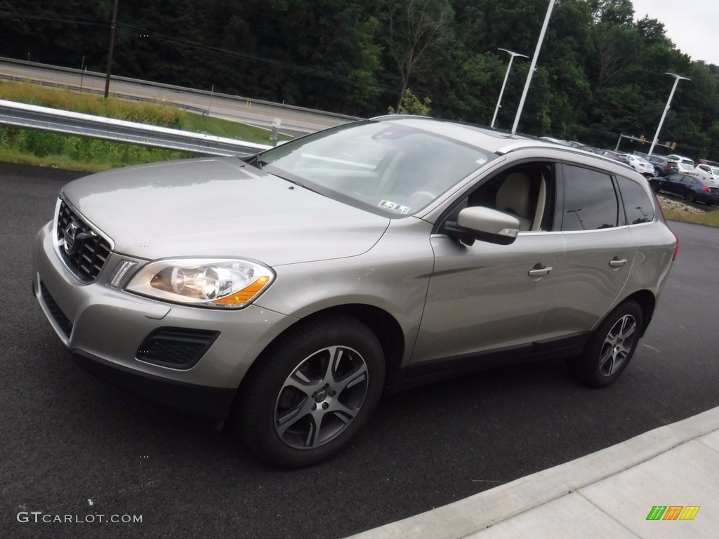 2012 XC60 T6 AWD - Seashell Metallic / Sandstone Beige/Espresso photo #6