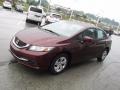 Crimson Pearl - Civic LX Sedan Photo No. 5
