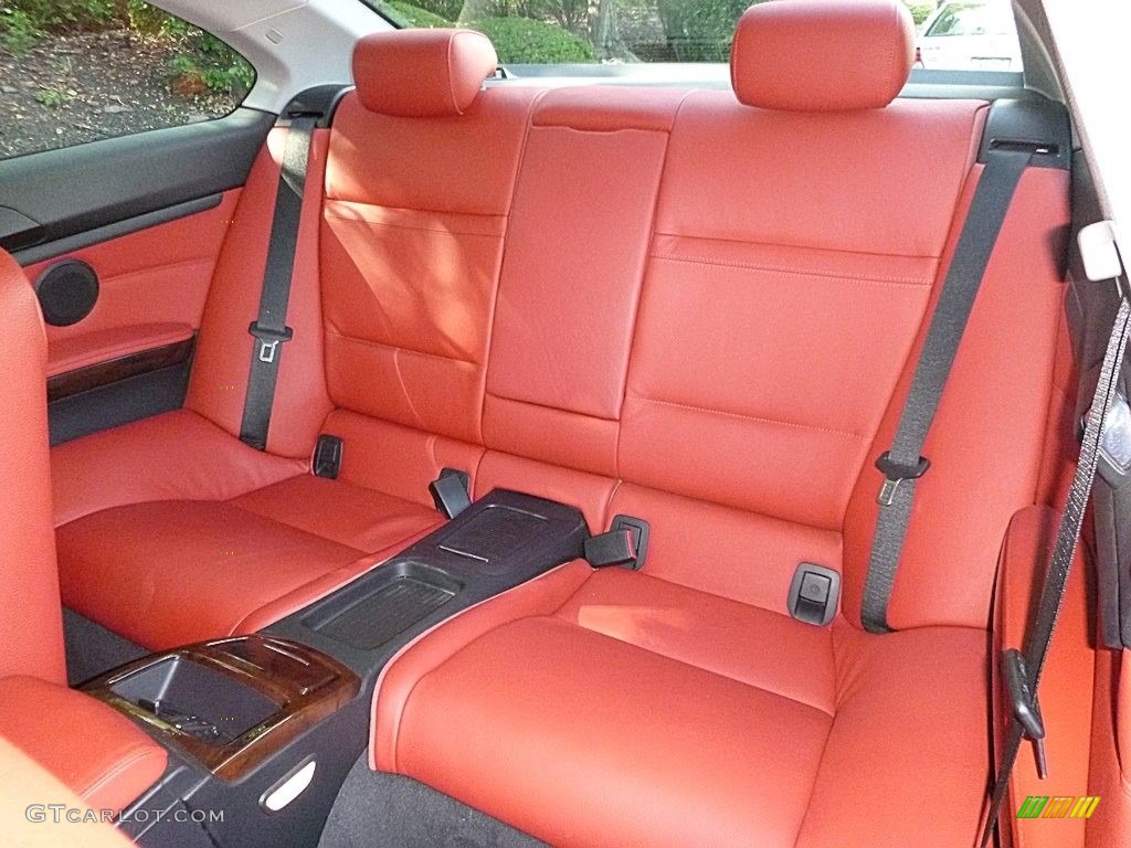 2011 3 Series 328i xDrive Coupe - Space Gray Metallic / Coral Red/Black Dakota Leather photo #14
