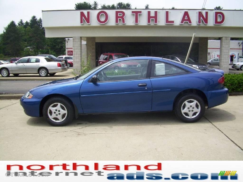 2003 Cavalier Coupe - Arrival Blue Metallic / Graphite Gray photo #1