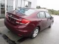 Crimson Pearl - Civic LX Sedan Photo No. 9