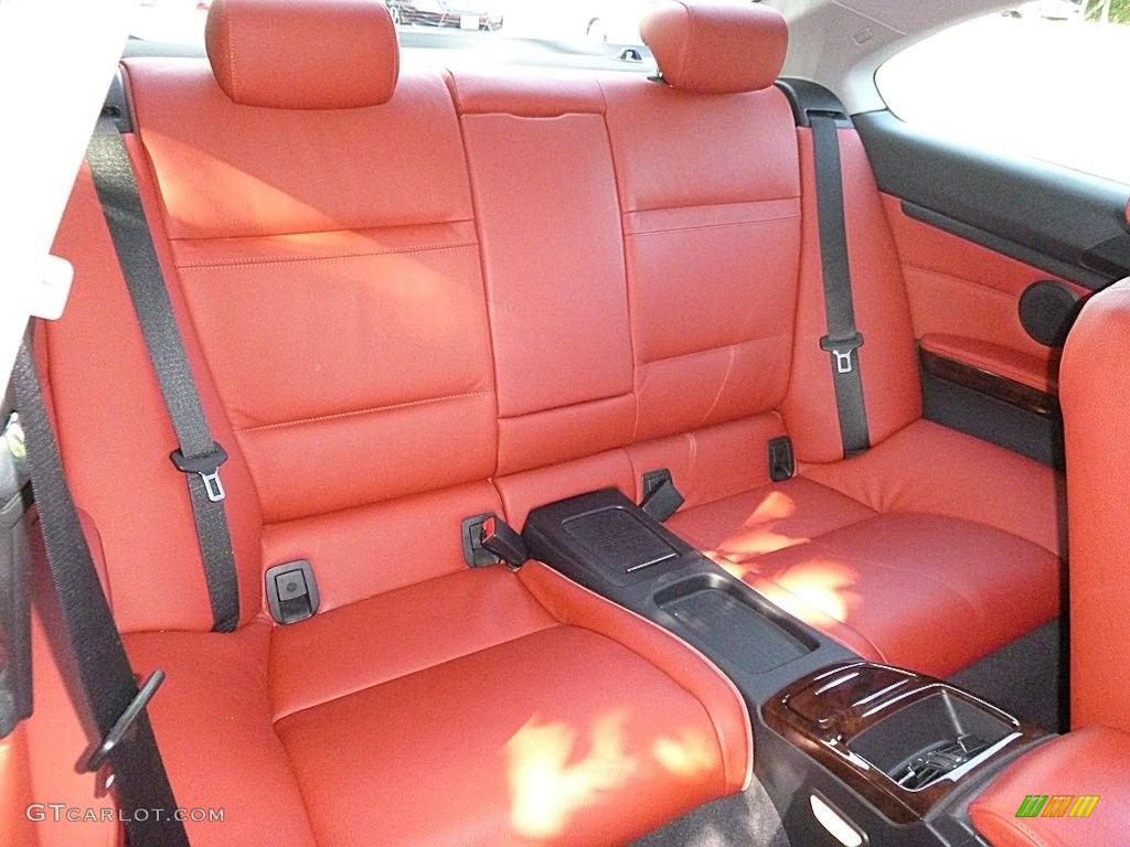 2011 3 Series 328i xDrive Coupe - Space Gray Metallic / Coral Red/Black Dakota Leather photo #19