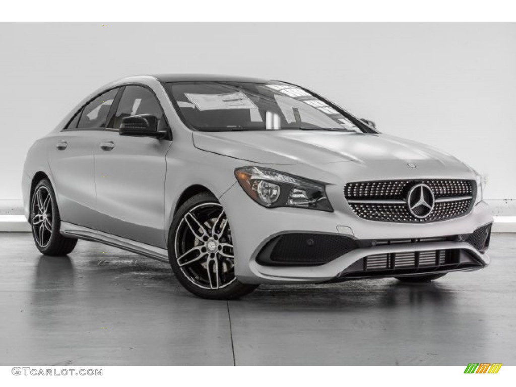 Polar Silver Metallic 2018 Mercedes-Benz CLA 250 Coupe Exterior Photo #121620422