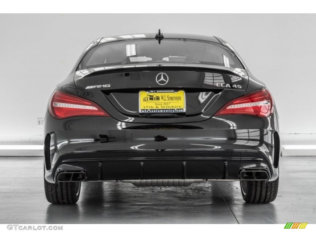 2018 CLA AMG 45 Coupe - Night Black / Black/DINAMICA photo #4