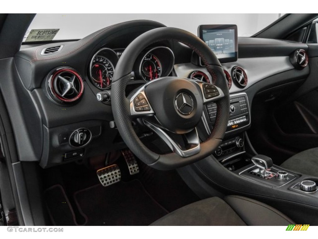 2018 Mercedes-Benz CLA AMG 45 Coupe Black/DINAMICA Dashboard Photo #121620533