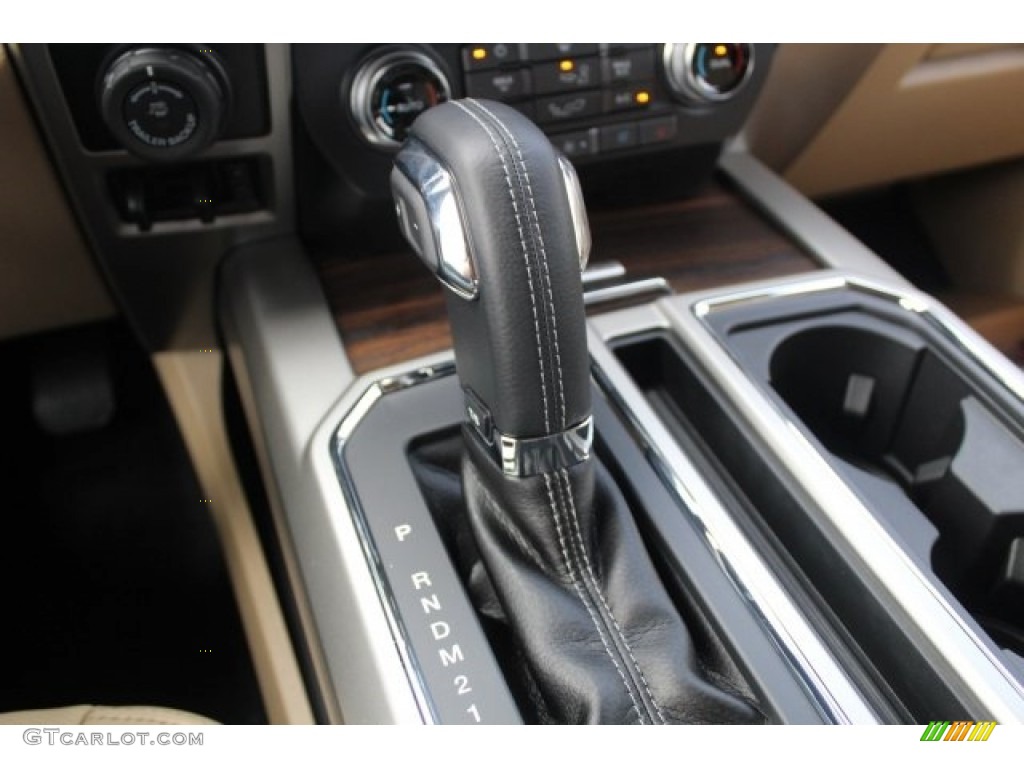 2017 F150 Lariat SuperCrew 4X4 - White Gold / Light Camel photo #20