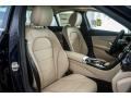 2017 Mercedes-Benz C Silk Beige/Black Interior Front Seat Photo